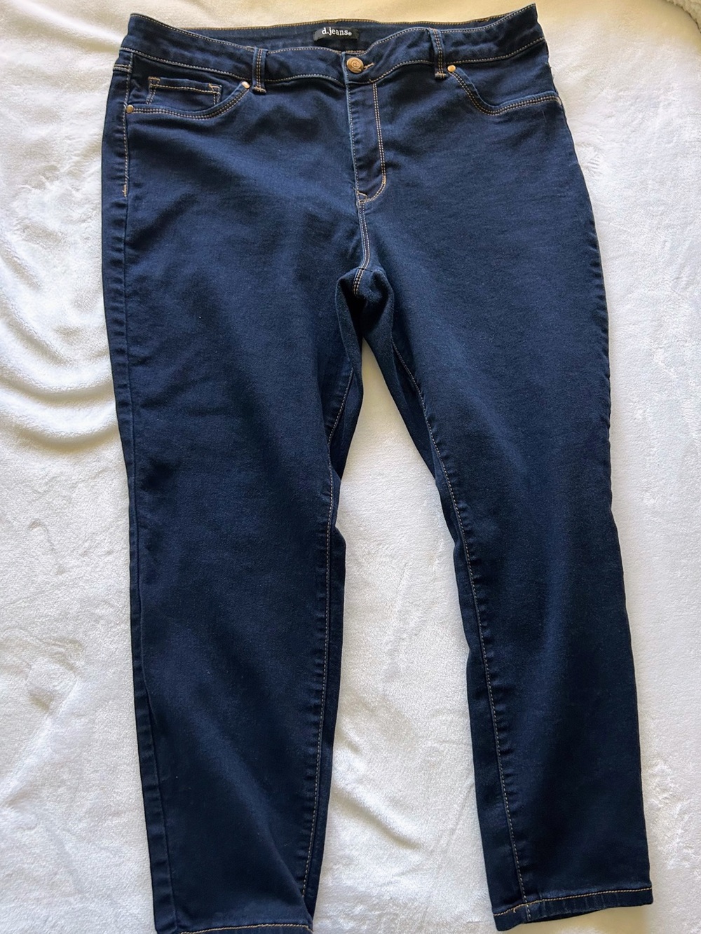 d. jeans Dark Blue Skinny Stretch Jeans